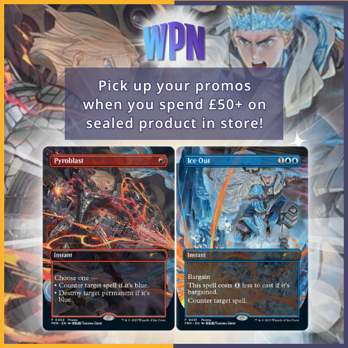 Make sure to pick up your promos when buying sealed product in store